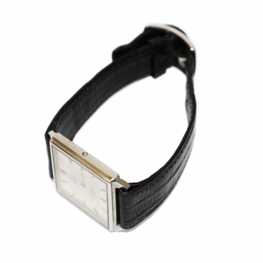 OMEGA（オメガ） ヴィンテージ デビル 腕時計 レザーバンド シルバー