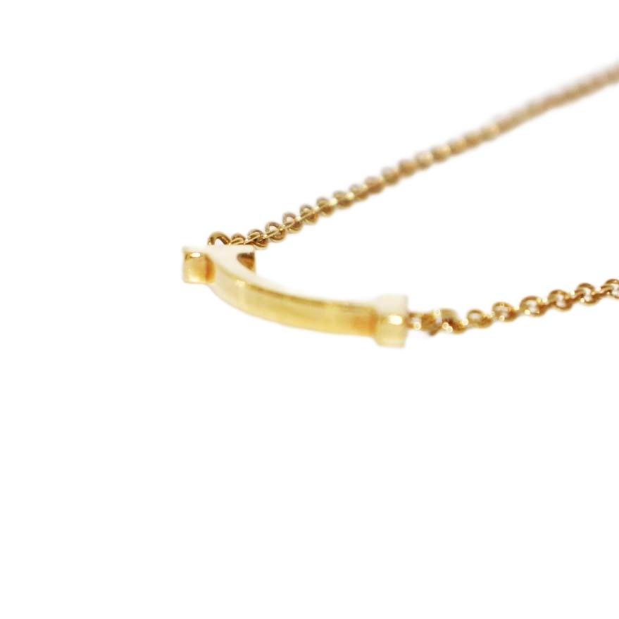 ティファニー TIFFANY & CO. Tスマイル ミニ ネックレス