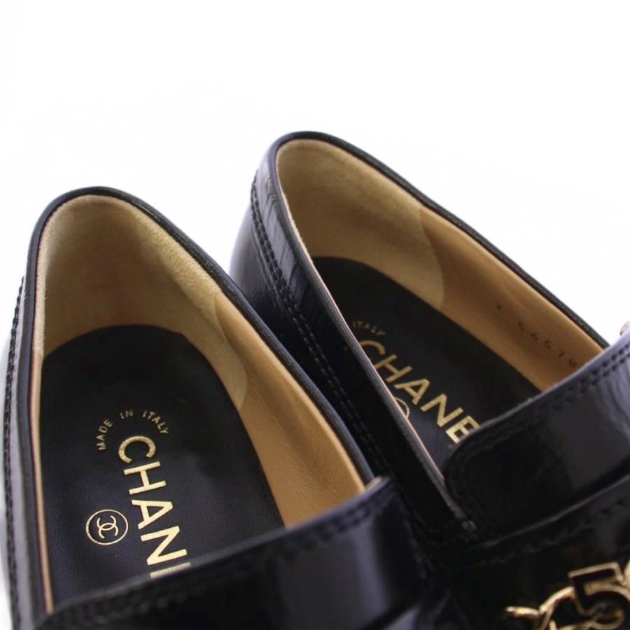 CHANEL（シャネル） ローファー モカシン ココマーク チャーム レザー