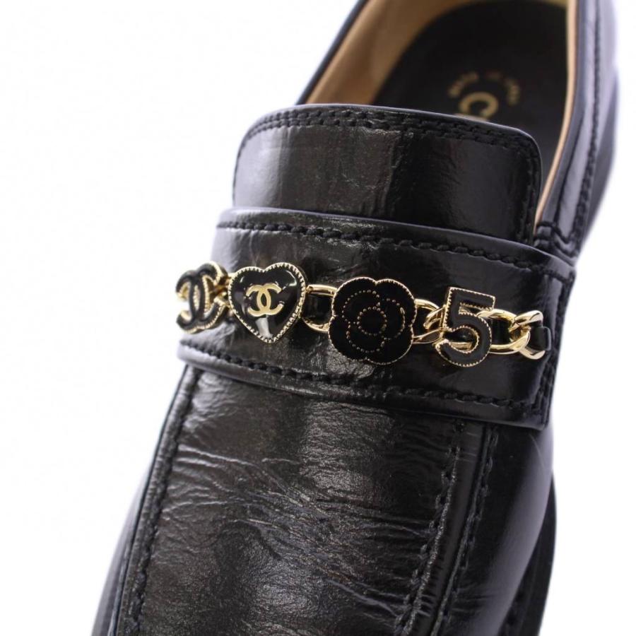 CHANEL（シャネル） ローファー モカシン ココマーク チャーム レザー
