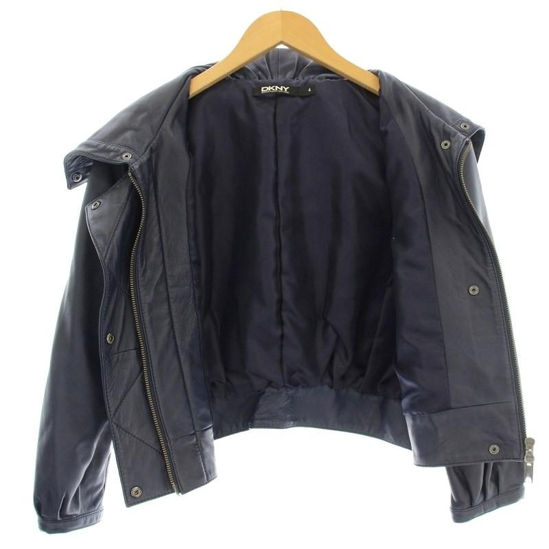 ダナキャランニューヨーク DKNY ラムレザー ジャケット YA0702 羊革