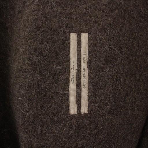 リックオウエンス 21AW ジップフロントピータージャケット フーディ