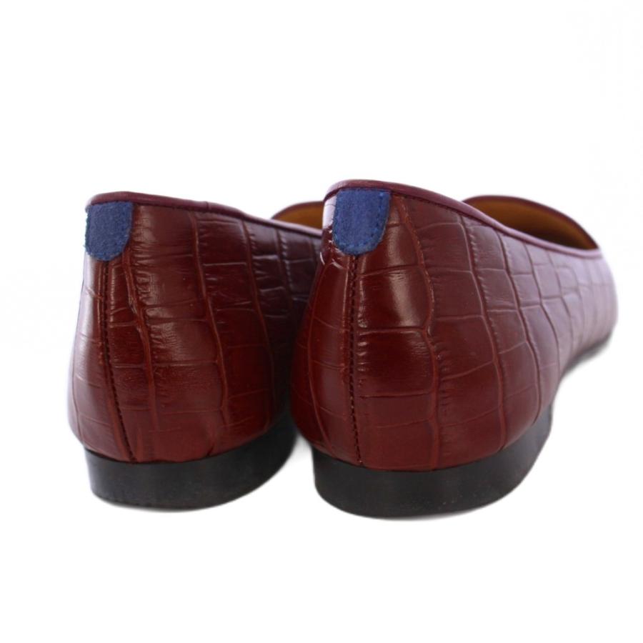 Chatelles シャテル フラットシューズ パンプス タッセル レザー 型