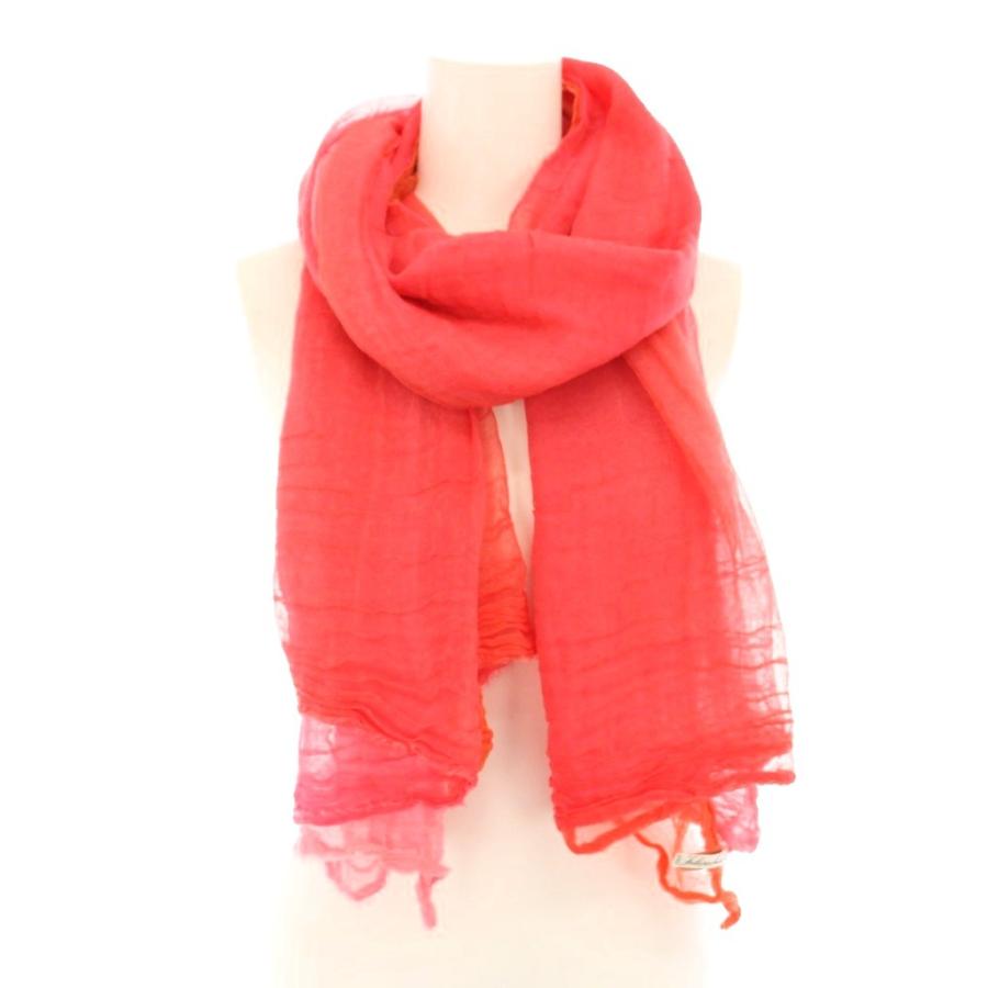 ファリエロサルティ Faliero Sarti 大判ストール マフラー コットン  