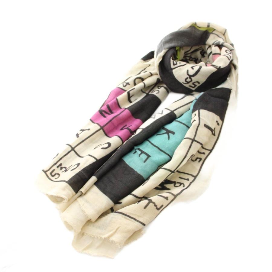 ファリエロサルティ Faliero Sarti ストール マフラー フリンジ クロス