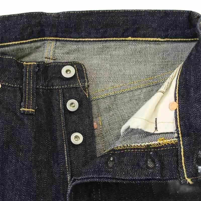 【中古】クッシュマン CUSHMAN デニムパンツ Lot 22501XX ボタンフライ 赤耳 ジーンズ 32 インディゴ /☆G クッシュマン CUSHMAN デニムパンツ Lot 22501XX ボタンフライ 赤耳