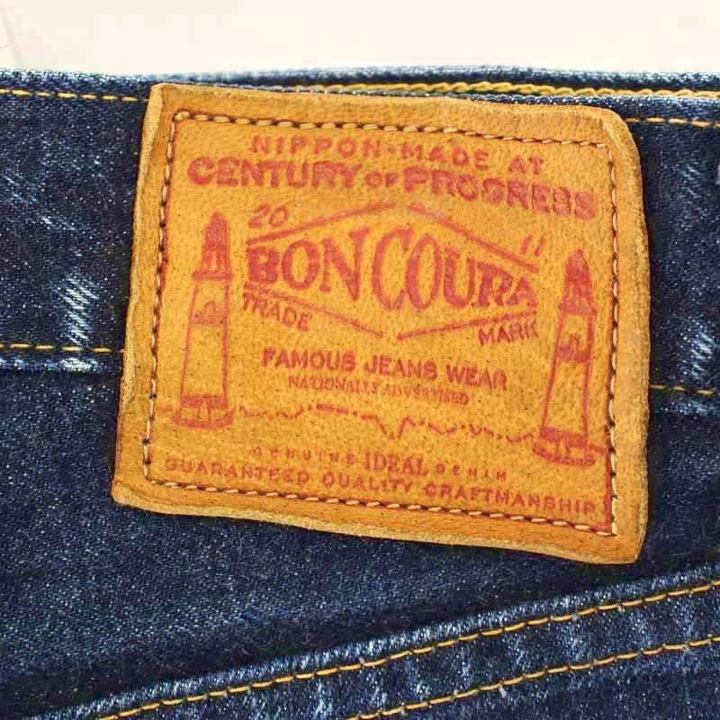 【中古】ボンクラ BONCOURA デニムパンツ ボタンフライ 赤耳 ジーンズ 29 青 ブルー /☆G メンズ ボンクラ BONCOURA デニムパンツ ボタンフライ 赤耳 ジーンズ 29 青