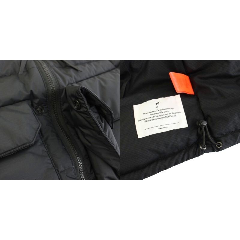 【中古】ウィズ WHIZ ナンガ NANGA 中綿ベスト アウター 前開き ロゴ刺繍 M 黒 ブラック WL-V-03 /YT メンズ ウィズ WHIZ ナンガ NANGA 中綿ベスト アウター 前開き ロゴ刺繍 M 黒