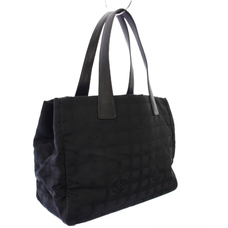 シャネル CHANEL トートバッグ ニュートラベルライン MM ブラック 黒 CHANEL シャネル ニュートラベルライントートMM ブラック/GP ナイロン