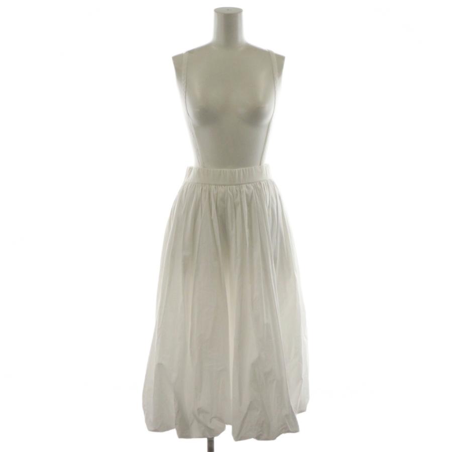 シーニュ cygne フレアスカート バルーンスカート ロング丈 白