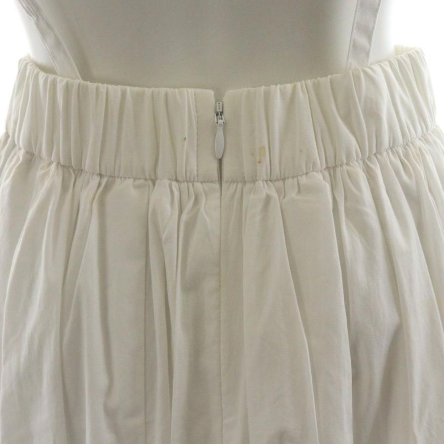 シーニュ cygne フレアスカート バルーンスカート ロング丈 白