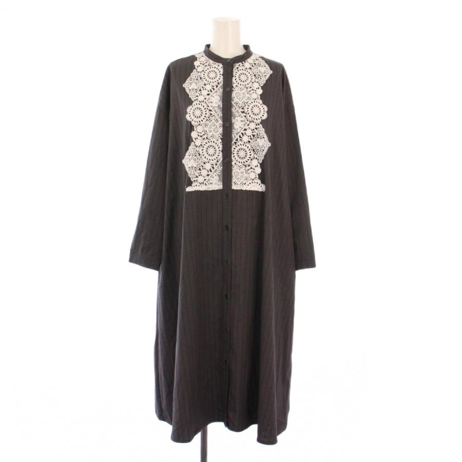 マーブルシュッド marble SUD doily lace シャツOP ドーリーレース