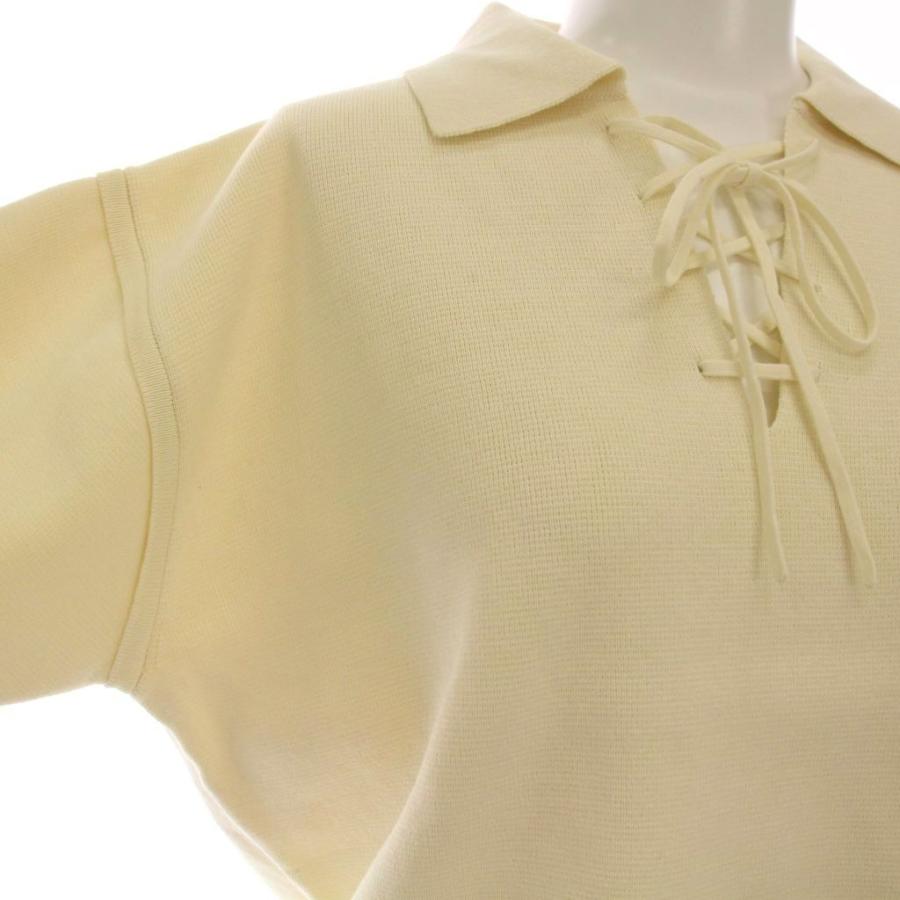 未使用品 NKNIT ンニット 25SS lace up skippe レースアップスキッパー