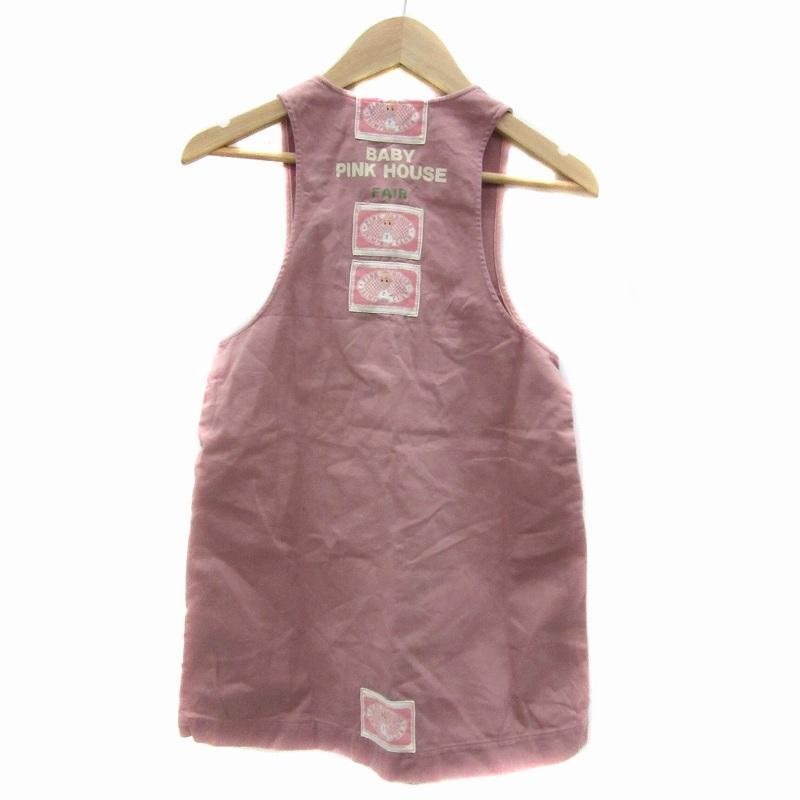 ピンクハウス　PINKHOUSE ジャンパースカート　オーバーオール　ベージュ PINK HOUSE（ピンクハウス）の「サロペットスカート（ジャンパー