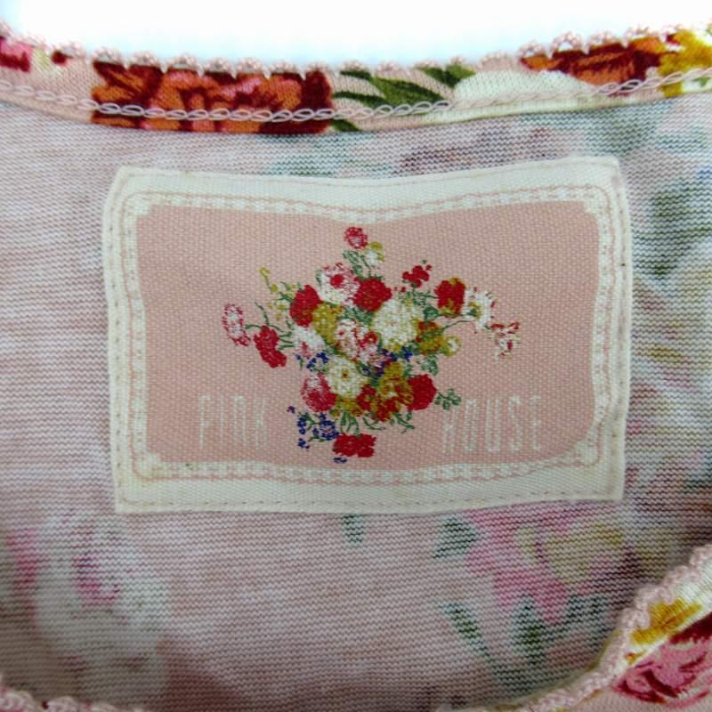 ベビーピンクハウス BABY PINK HOUSE ワンピース ミニ丈 長袖 花柄