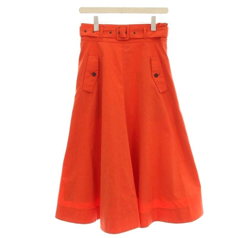 エポカ EPOCA 20SS ベルト付き フレアスカート M5S11-323-80 ロング  