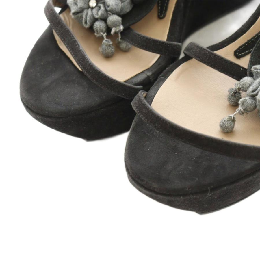 MARNI（マルニ） サンダル ウェッジソール 厚底 ストラップ フラワー