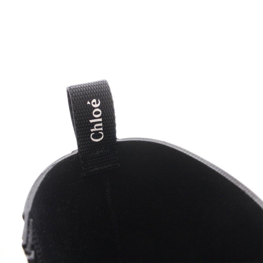 Chloe（クロエ） CHLOE betty ベティ レインブーツ 防水 長靴 39 黒