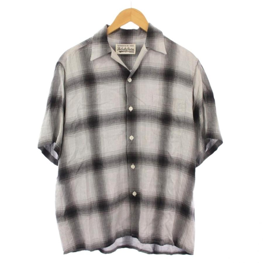 WACKO MARIA（ワコマリア） 23SS OMBRE CHECK OPEN COLLAR SHIRT