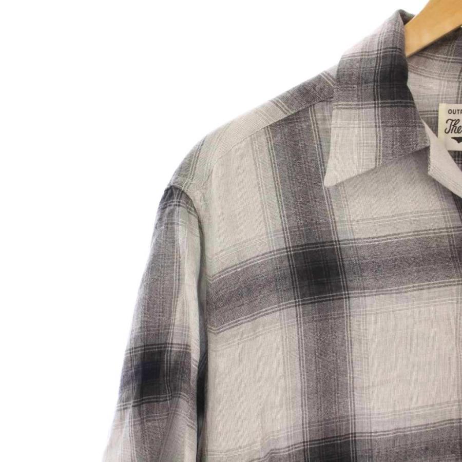 WACKO MARIA オンブレチェックオープンカラーシャツ 23ss ワコマリアオンブレシャツ23ss