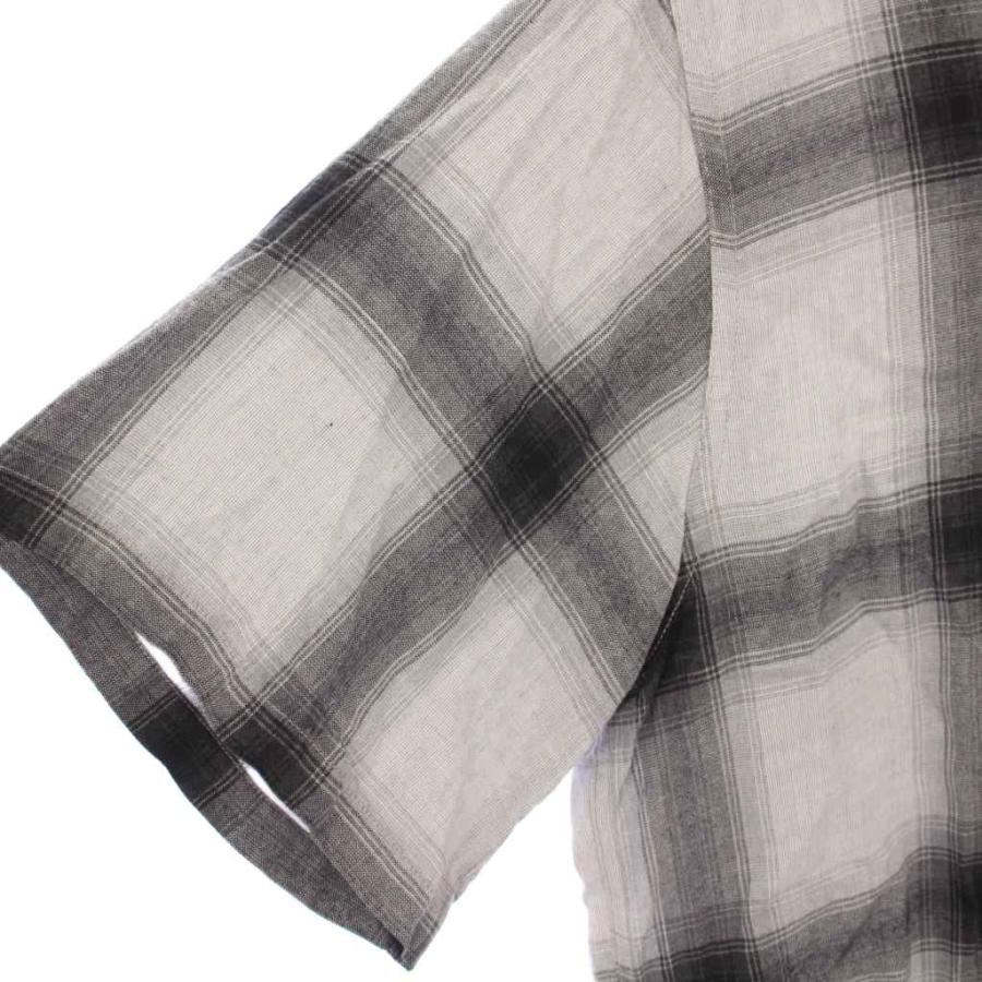 ワコマリア WAKO MARIA OMBRE SHIRT シャツ 23FW WACKO MARIA（ワコマリア） 23SS OMBRE CHECK OPEN COLLAR SHIRT
