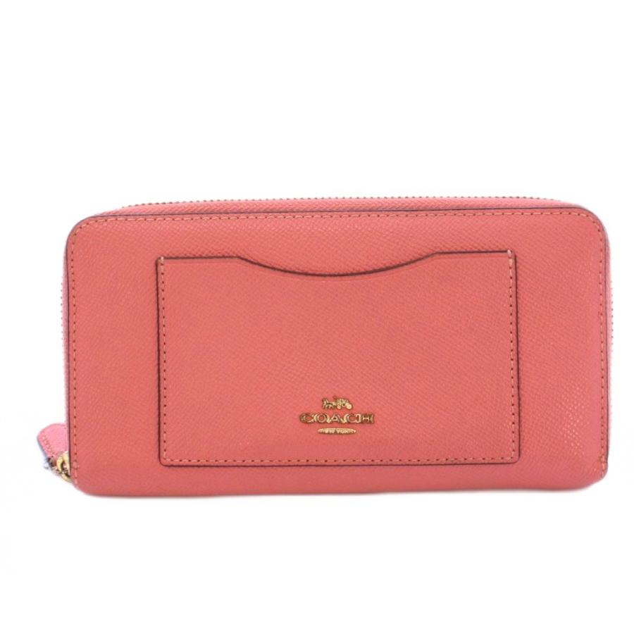 COACH（コーチ） 長財布 ロングウォレット ラウンドファスナー ロゴ