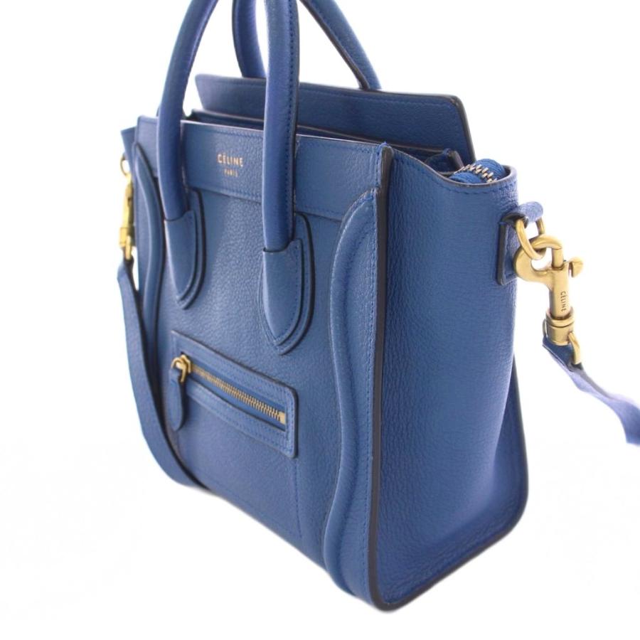 CELINE セリーヌ ラゲージ ナノショッパー 2WAY ハンドバッグ 