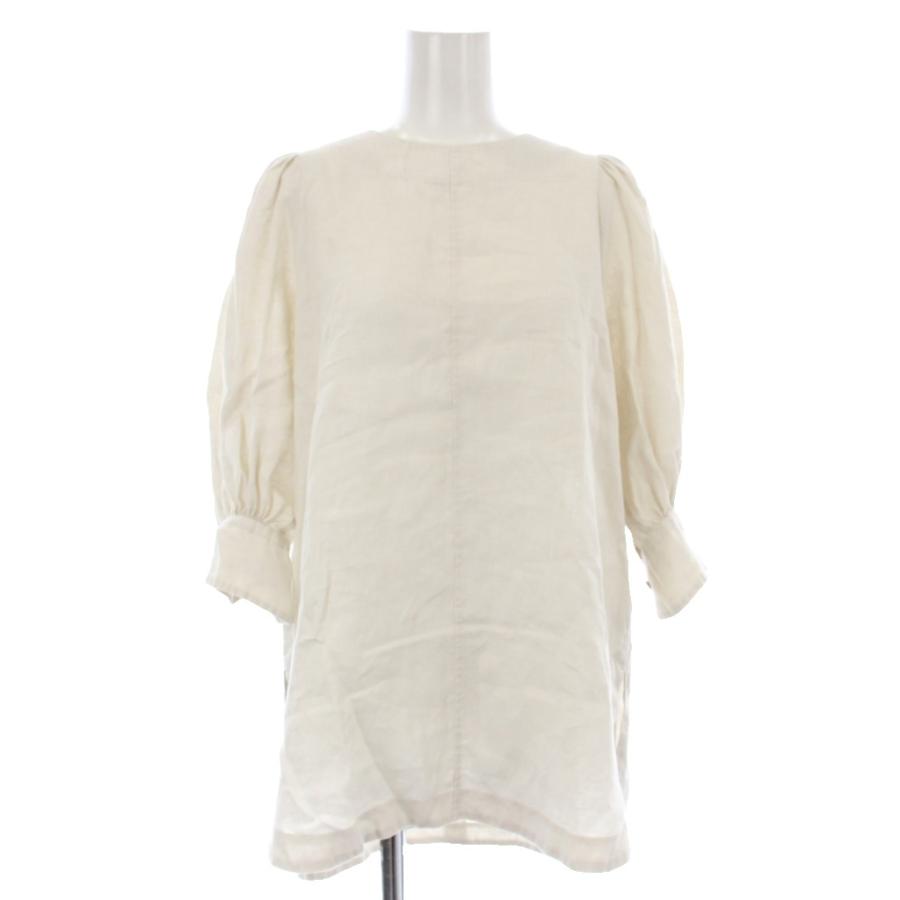 ハイク　バルーン7分袖 ハイク HYKE LINEN BALLOON SLEEVE BLOUSE ブラウス 七分袖 1