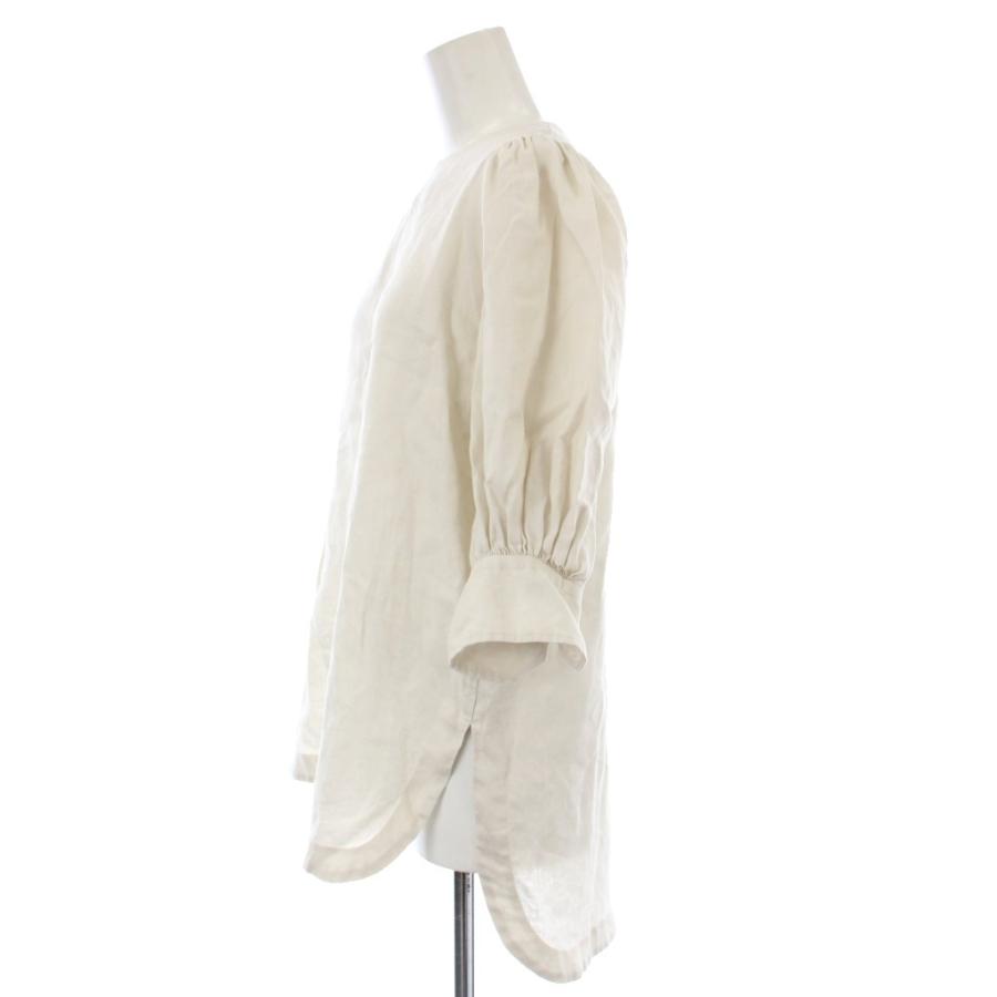 ハイク HYKE LINEN BALLOON SLEEVE BLOUSE ブラウス 七分袖 1