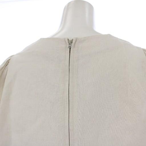 ハイク　バルーン7分袖 ハイク HYKE LINEN BALLOON SLEEVE BLOUSE ブラウス 七分袖 1