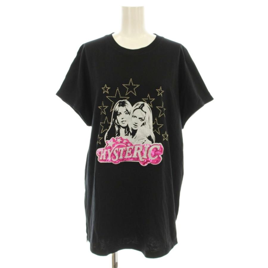 HYSTERIC GLAMOUR（ヒステリックグラマー） WOMAN STARS刺繍 Tシャツ 