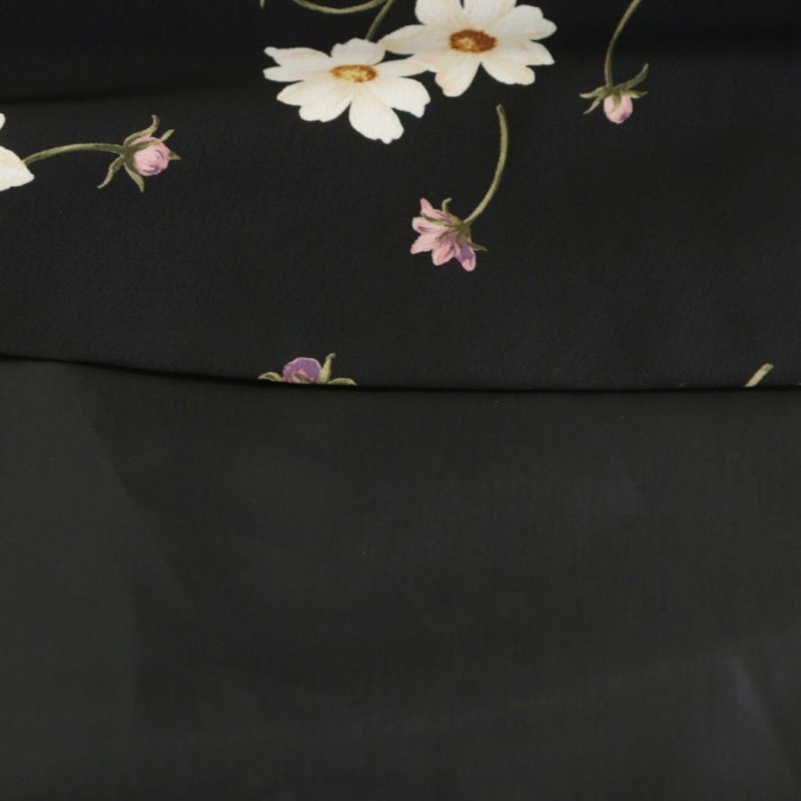 インゲボルグ INGEBORG ワンピース ロング丈 花柄 半袖 レース装飾