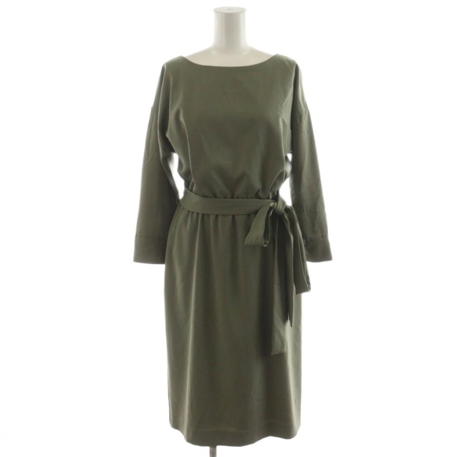 UNTITLED（アンタイトル） ワンピース ロング 長袖 スリット リボン