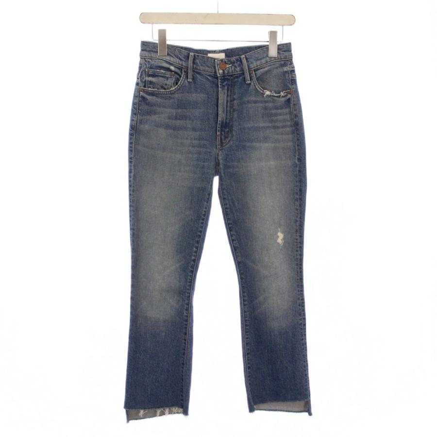 新品未使用 MOTHER インサイダークロップステップフライ デニム 26 黒 マザー インサイダークロップステップフレイ26 デニムパンツ ジーンズ