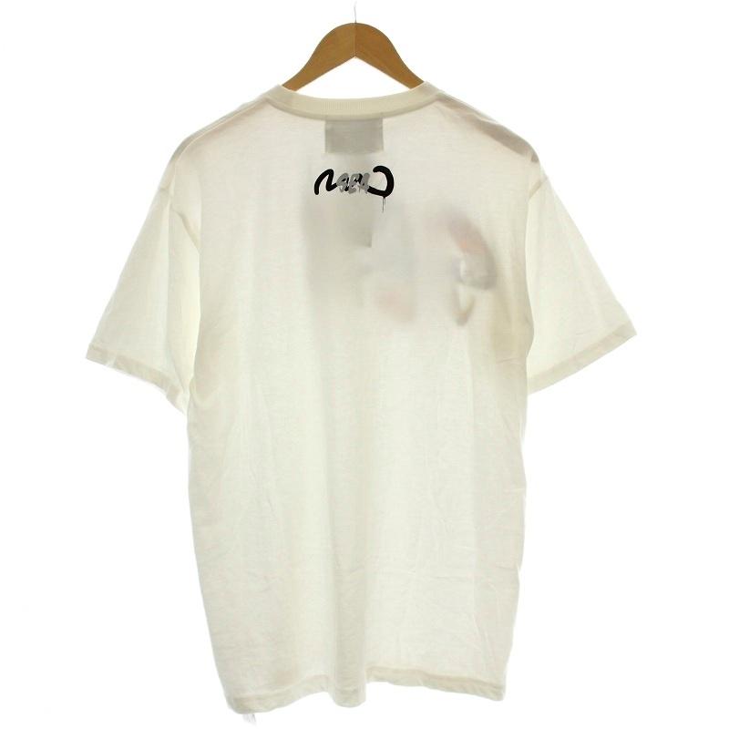 【中古】ウィンダンシー WIND AND SEA Martin Whatson Recycled Fishing Net Nylon Logo Tシャツ SEA ロゴ L 白 ウィンダンシー WIND AND SEA Martin Whatson Recycled Fishing Net