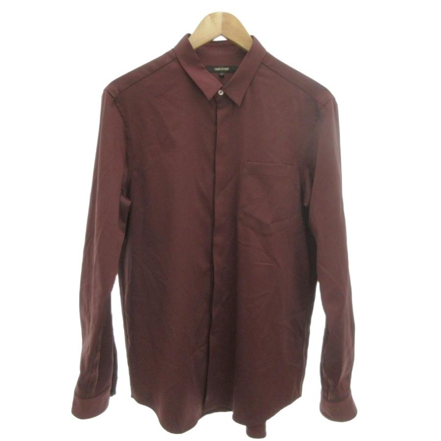 コムサデモードメン COMME CA DU MODE MEN ストレッチサテン調シャツ