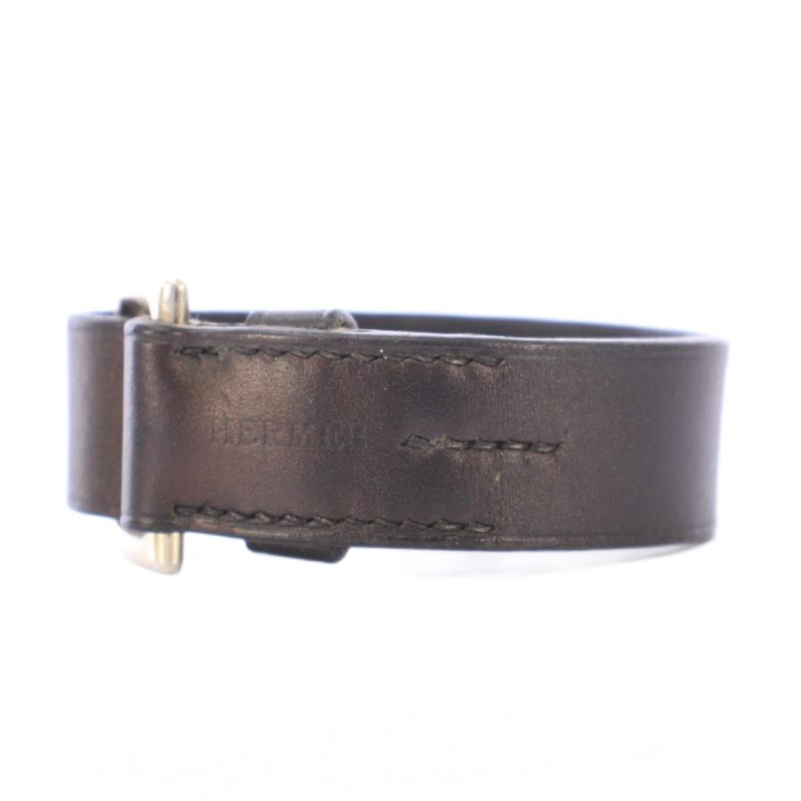 HERMES（エルメス） エトリヴィエール ブレスレット レザーバンド ロゴ