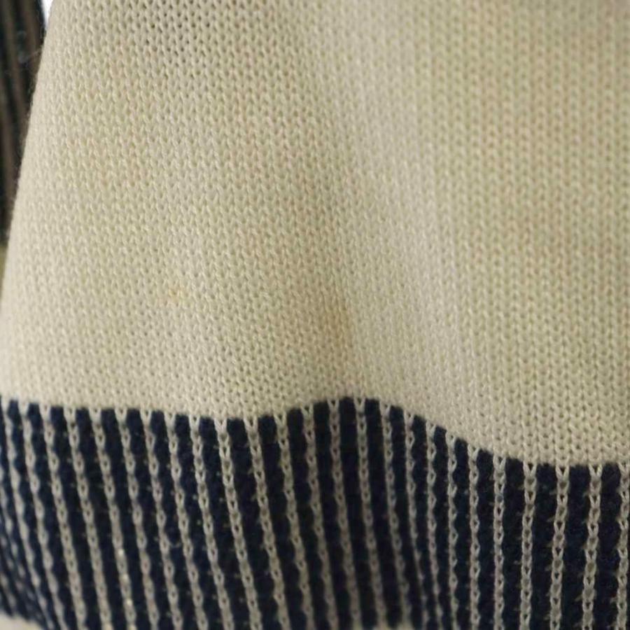 クレージュ courreges homme ニット セーター ハーフジップ ロゴ 刺繍