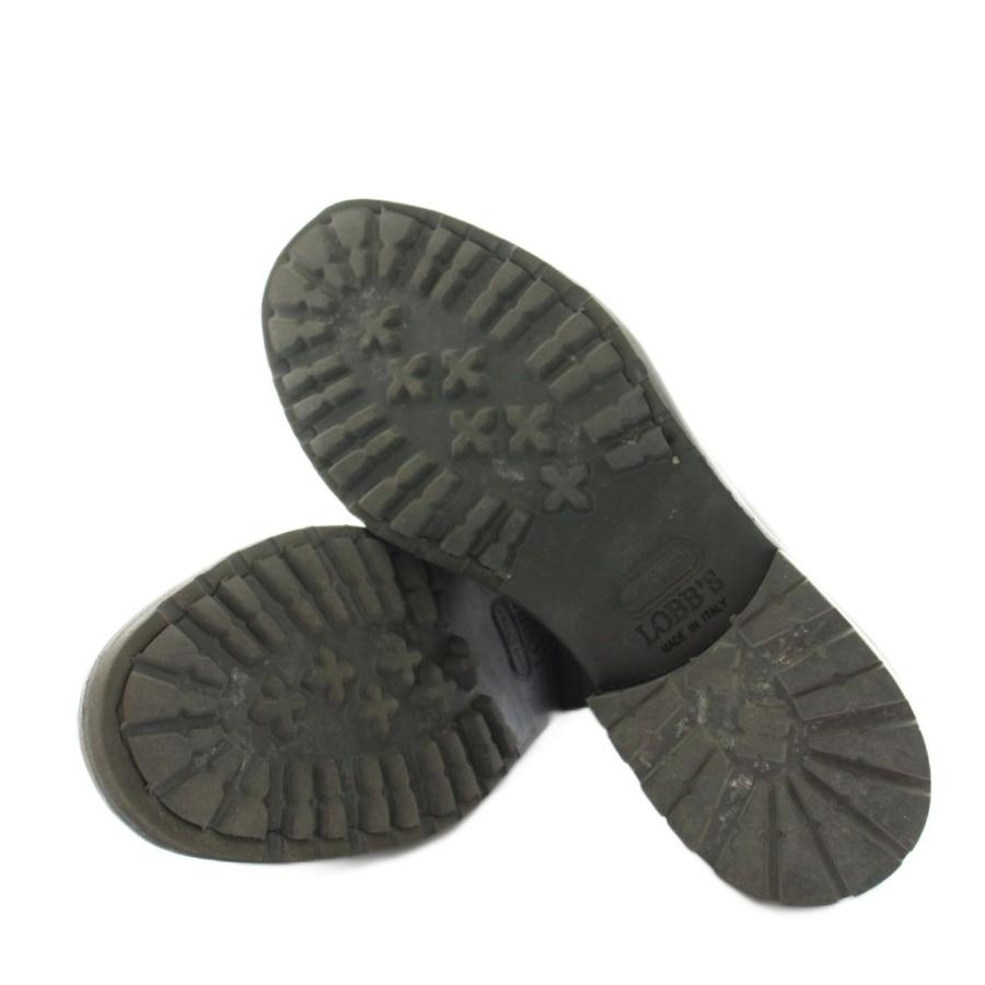 ロブス LOBB'S チロリアンシューズ レザーシューズ 39 ボルドー 5605