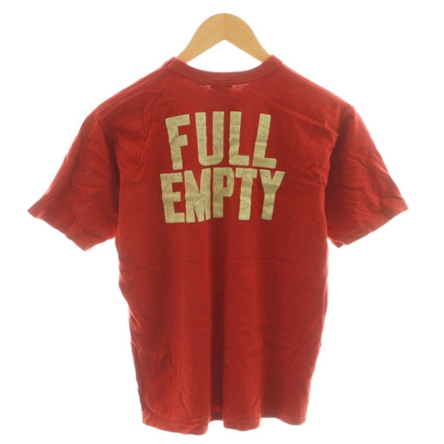 フリーホイーラーズ FREEWHEELERS GAS Tシャツ カットソー 半袖 ロゴ プリント 38 赤 レッド /AN19 メンズ ...
