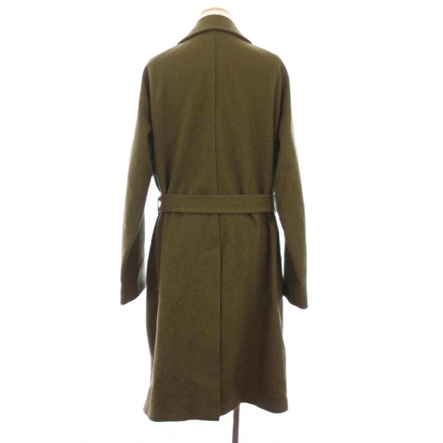 未使用　美品TOMORROWLAND ハーフコート カーキ 36サイズ タリアトーレ TAGLIATORE TOMORROWLAND別注 ダブルブレステッドラップ