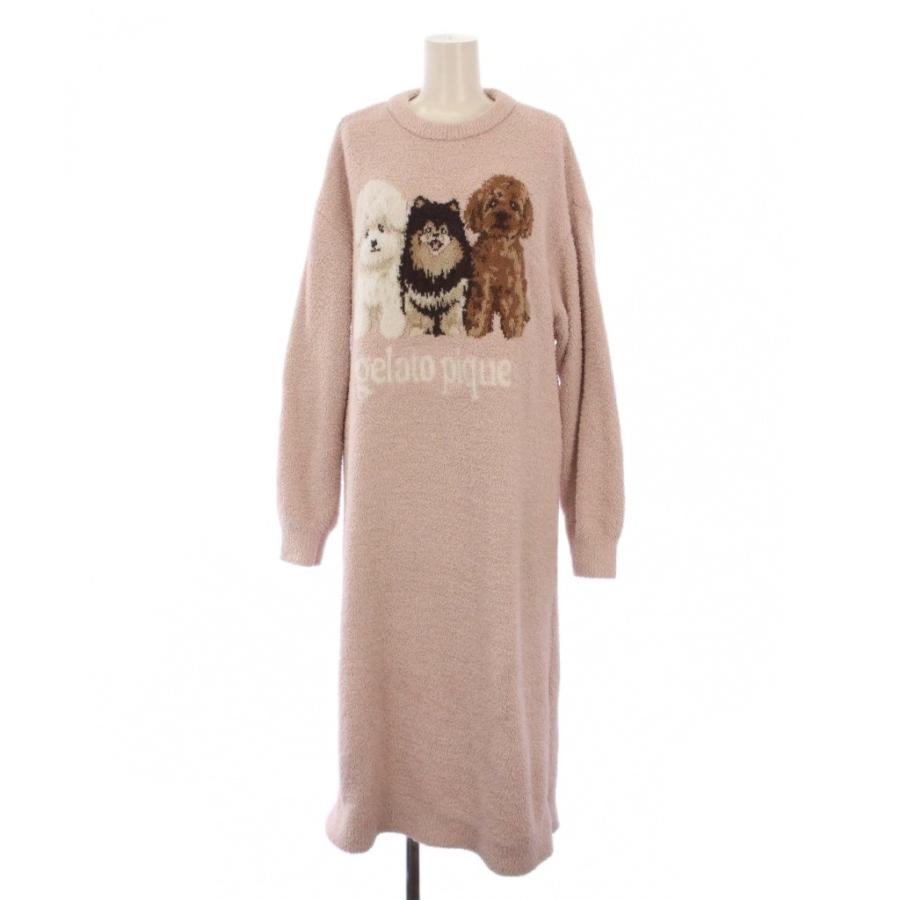【新品】gelato pique 長袖ルームウェア パウダー dog 3柄JQD ジェラートピケ gelato pique ルームウェア パジャマ パウダー
