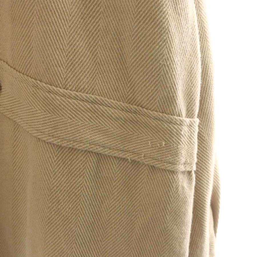 【中古】ブロカント Brocante BIGへリンボン フェルミエジャケット コットン 2 ベージュ 38-262S /AN17 レディース ブロカント Brocante BIGへリンボン フェルミエジャケット コットン 2