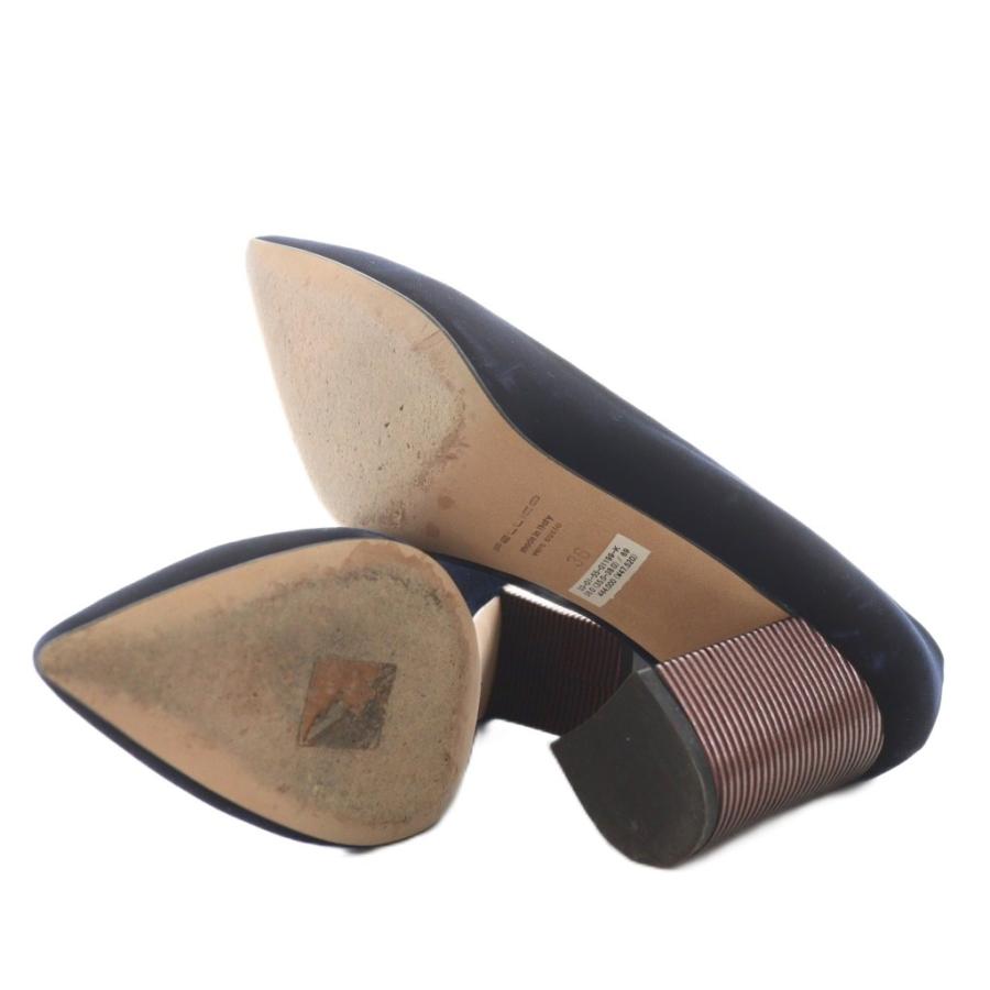 PELLICOペリーコ ポインテッドトゥパンプス ネイビー36 【公式通販】