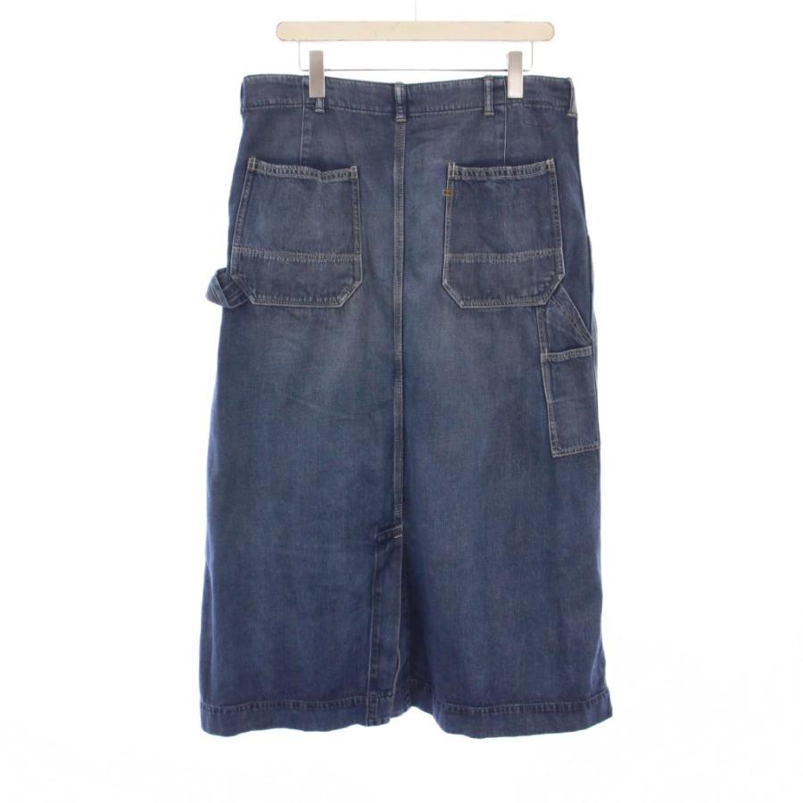【中古】フォーティーファイブアールピーエム モンプデニムのペインタースカート ロング タイト 3 青 50340022 フォーティーファイブアールピーエム 45R 45rpm モンプデニムの