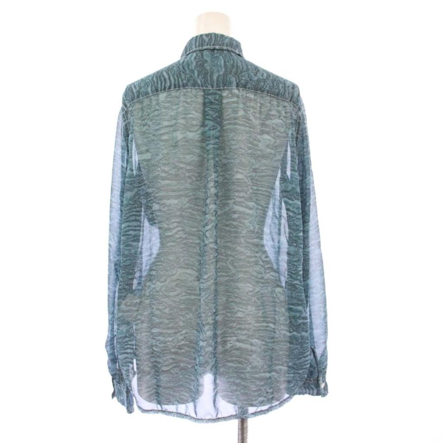 コムデギャルソン COMME des GARCONS シアーシャツ ブラウス 長袖 総柄