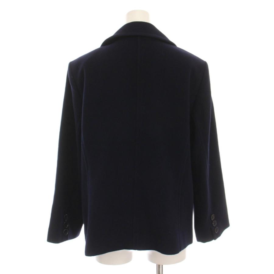 レリアン Leilian ピーコート Pコート ショート アウター 9 紺