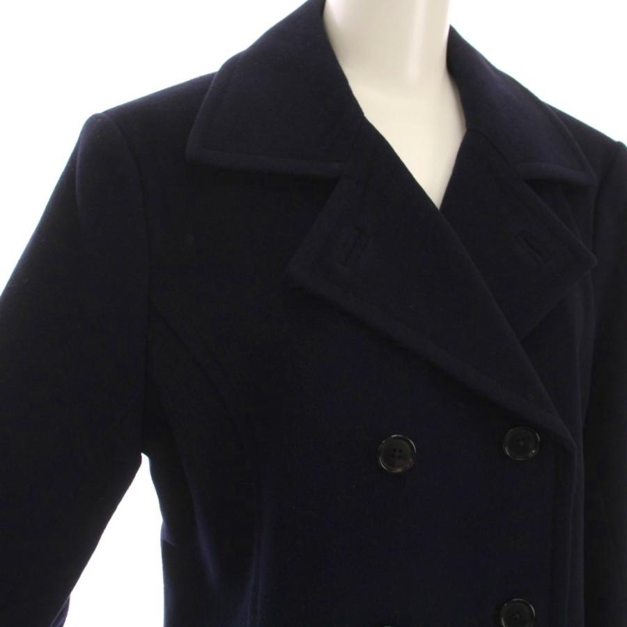 レリアン Leilian ピーコート Pコート ショート アウター 9 紺