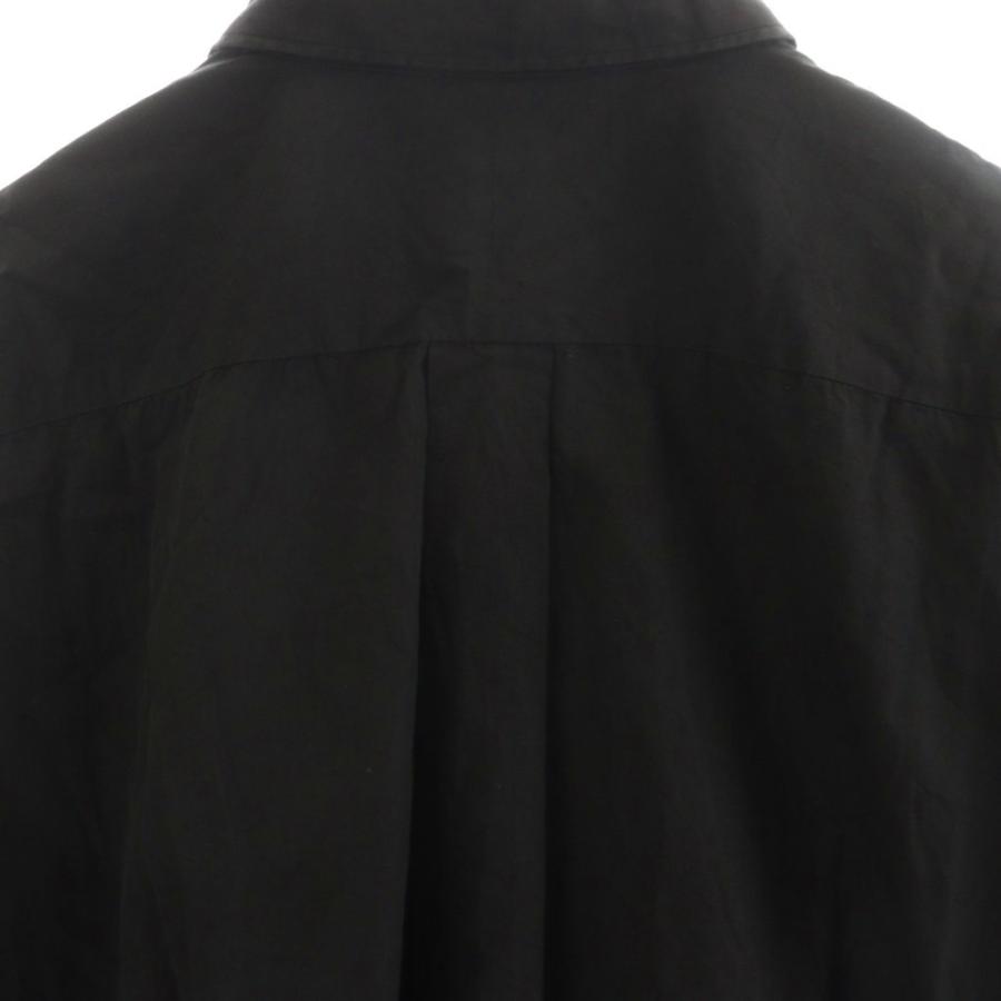 【中古】コモリ COMOLI ショートスリーブシャツ 半袖 コットン 1 黒 ブラック P01-02008 /AN10 メンズ コモリ COMOLI ショートスリーブシャツ 半袖 コットン 1 黒 ブラック