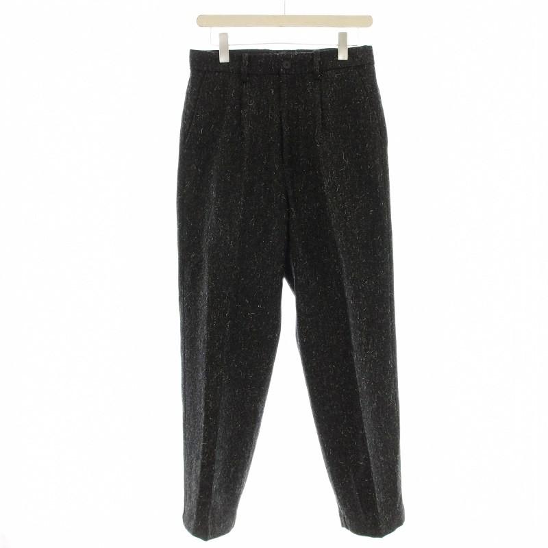 Cornier◇スラックスパンツ/S/ウール/BLK